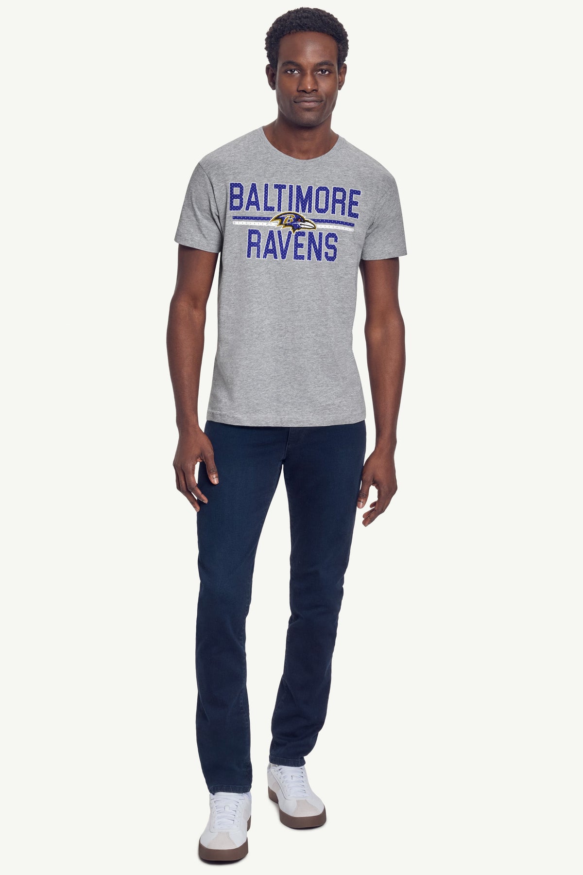 MENS BALTIMORE RAVENS MESH LOOK T SHIRT