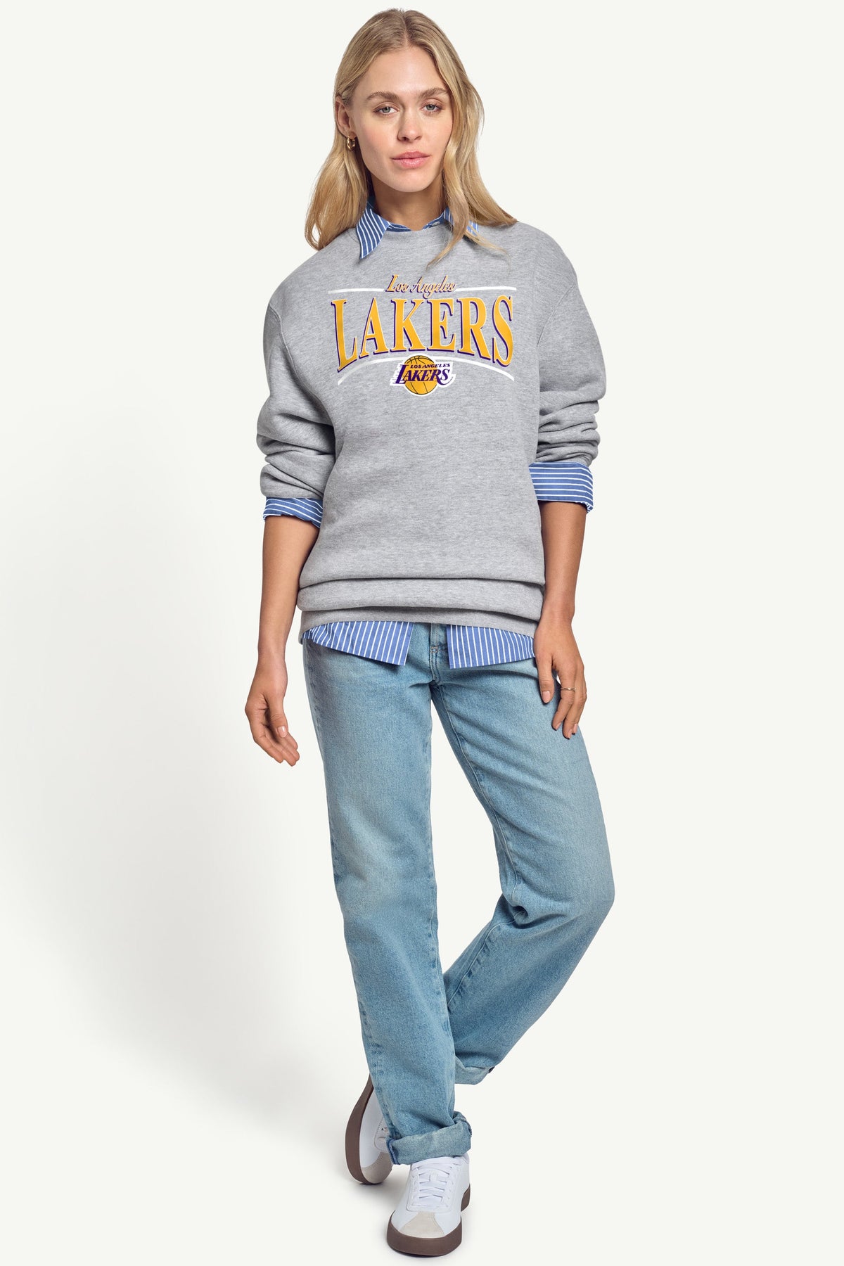WOMENS LA LAKERS ARCH SWEATSHIRT