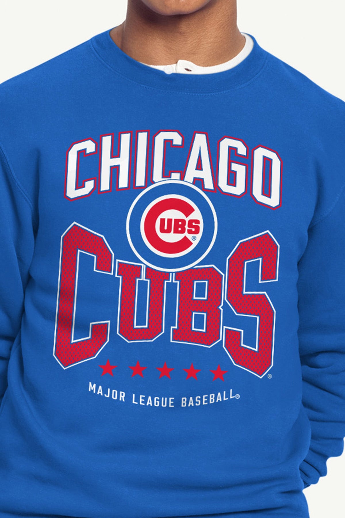 MENS CHICAGO CUBS CENTER SQUEEZE SWEATSHIRT