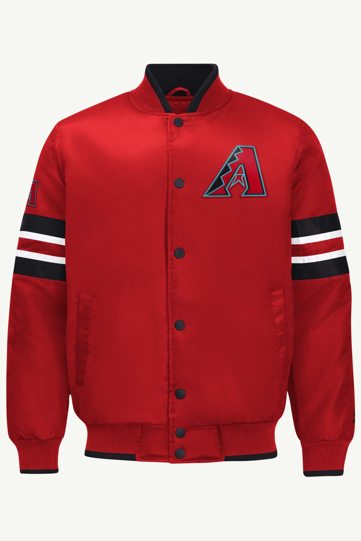 MENS ARIZONA DIAMONDBACKS SATIN VARSITY JACKET
