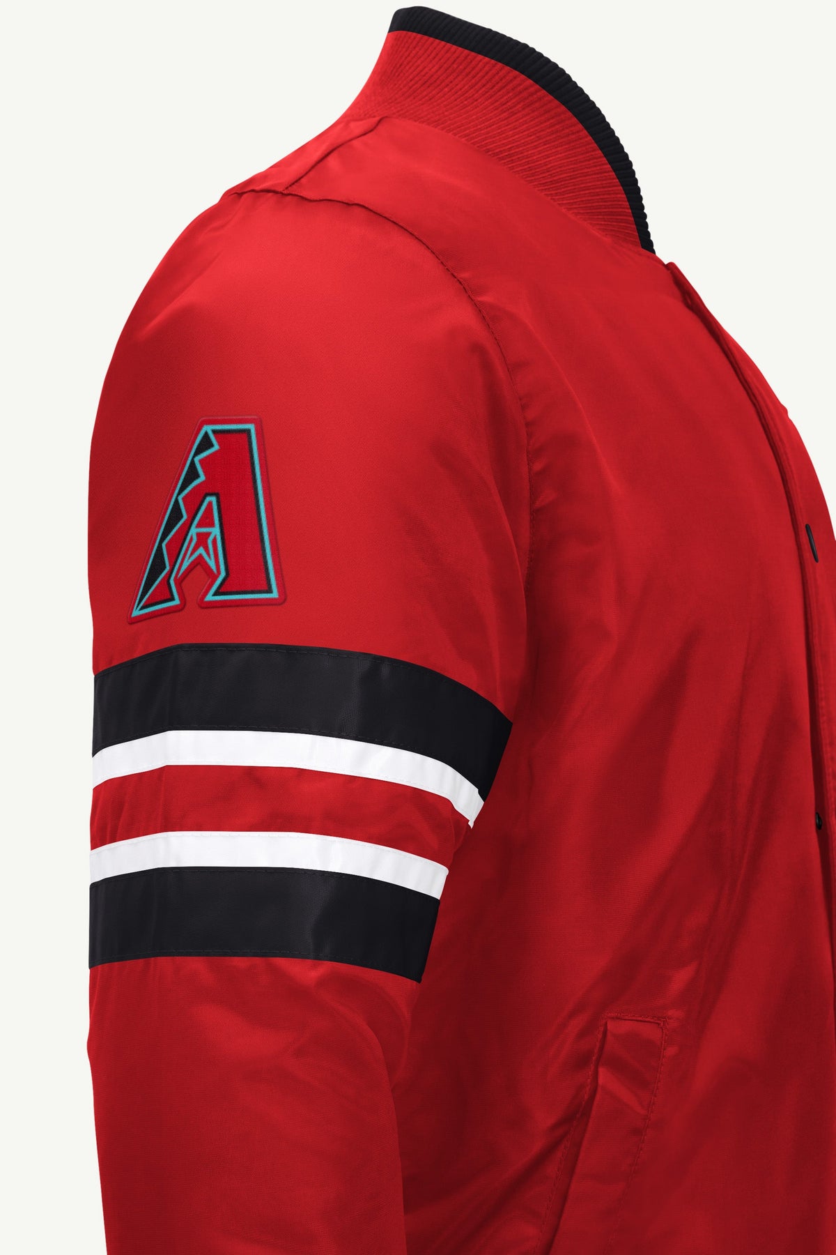 MENS ARIZONA DIAMONDBACKS SATIN VARSITY JACKET