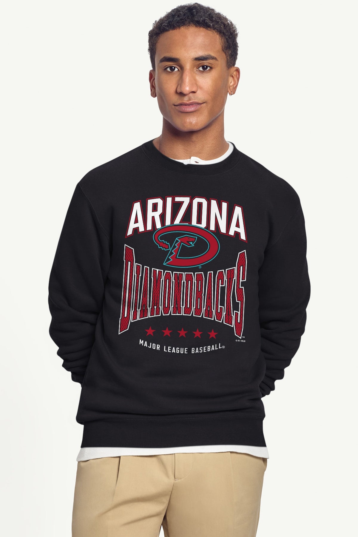 MENS ARIZONA DIAMONDBACKS CENTER SQUEEZE SWEATSHIRT