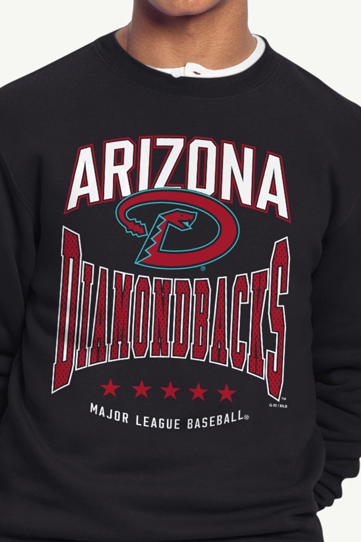 MENS ARIZONA DIAMONDBACKS CENTER SQUEEZE SWEATSHIRT