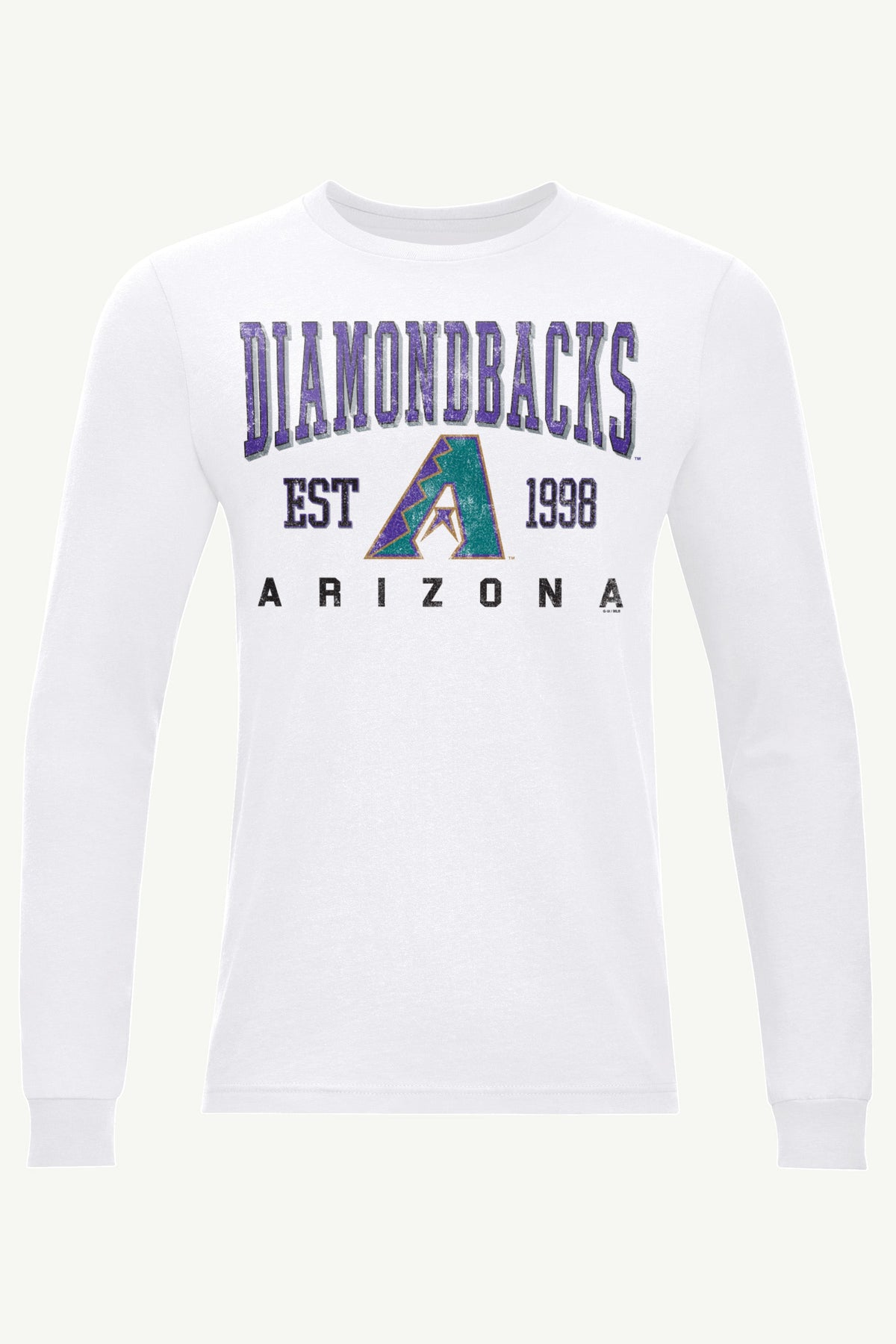 MENS ARIZONA DIAMONDBACKS RETRO LONG SLEEVE T SHIRT