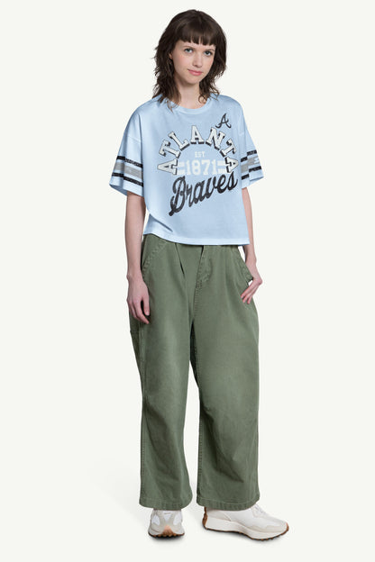 WOMENS ATLANTA BRAVES OFFENSE SHORT SLEEVE T SHIRT