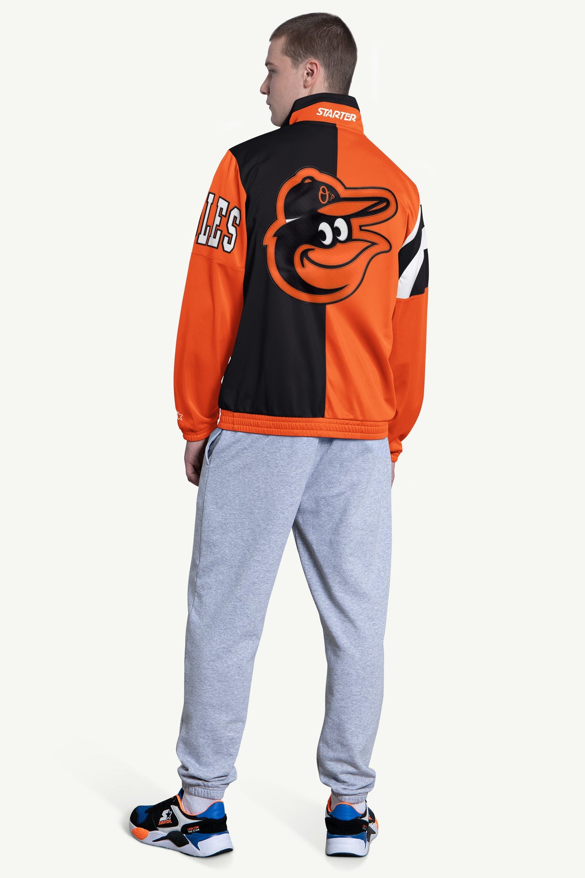 MENS BALTIMORE ORIOLES HERITAGE TRACK JACKET