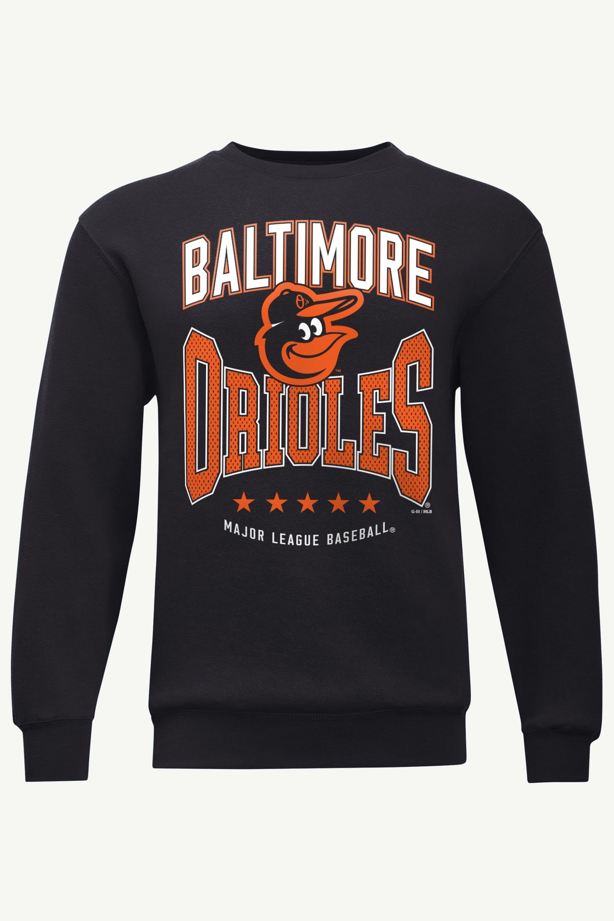 MENS BALTIMORE ORIOLES CENTER SQUEEZE SWEATSHIRT