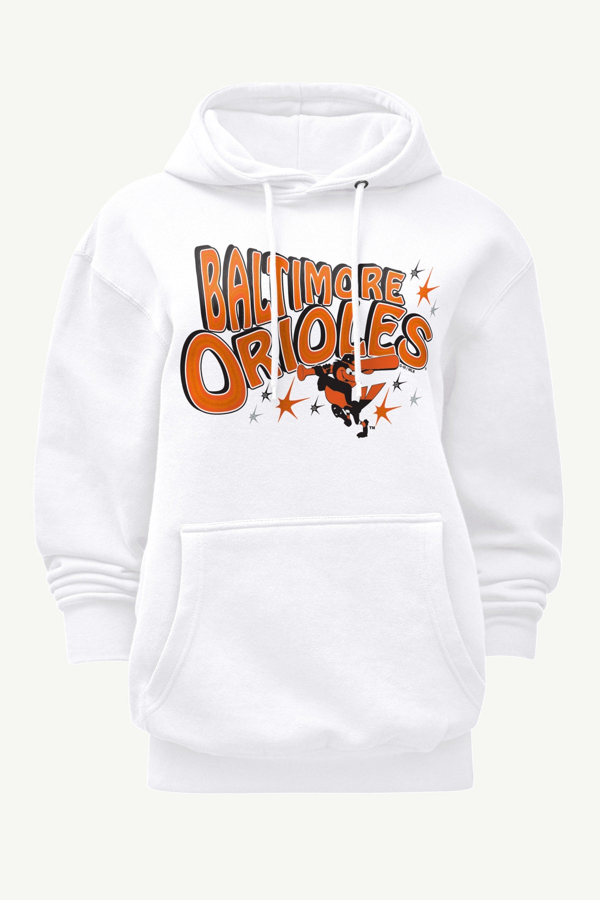 WOMENS BALTIMORE ORIOLES FIREWORKS HOODIE