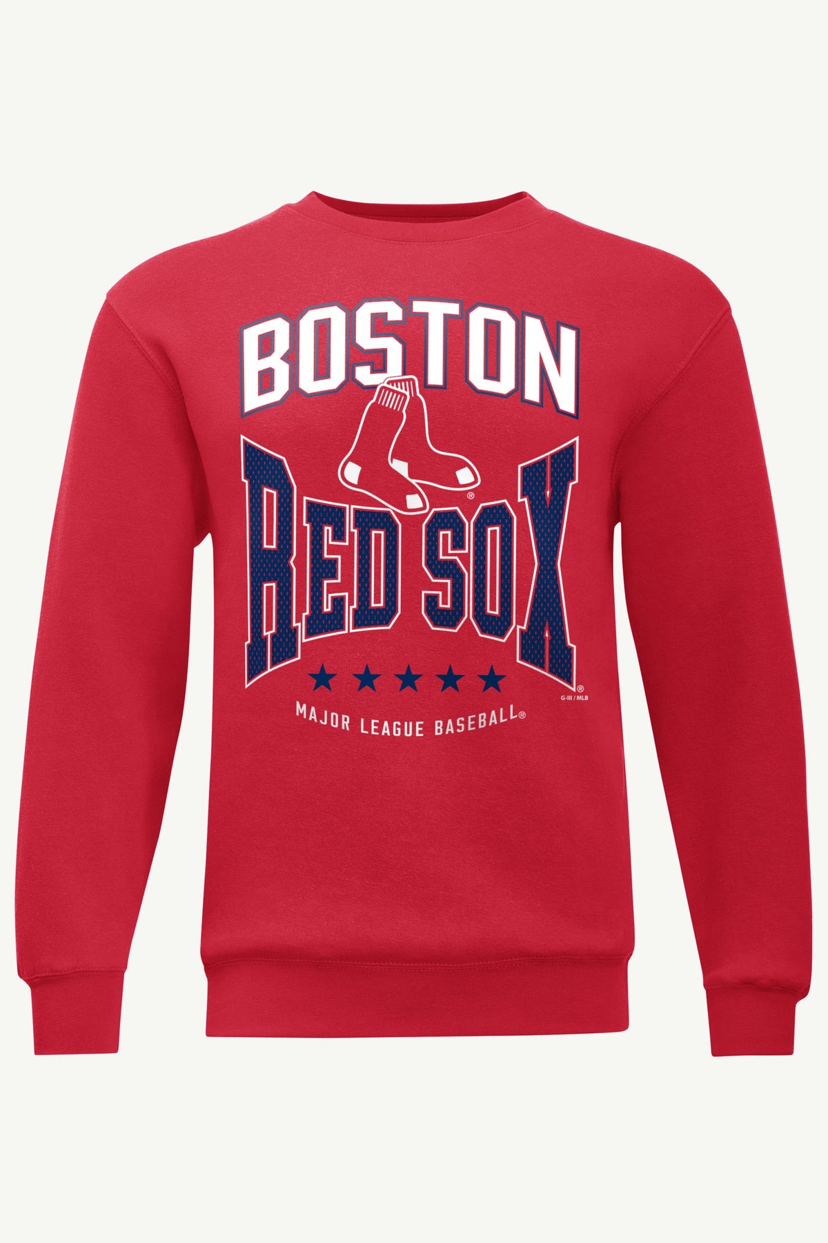 MENS BOSTON RED SOX CENTER SQUEEZE SWEATSHIRT