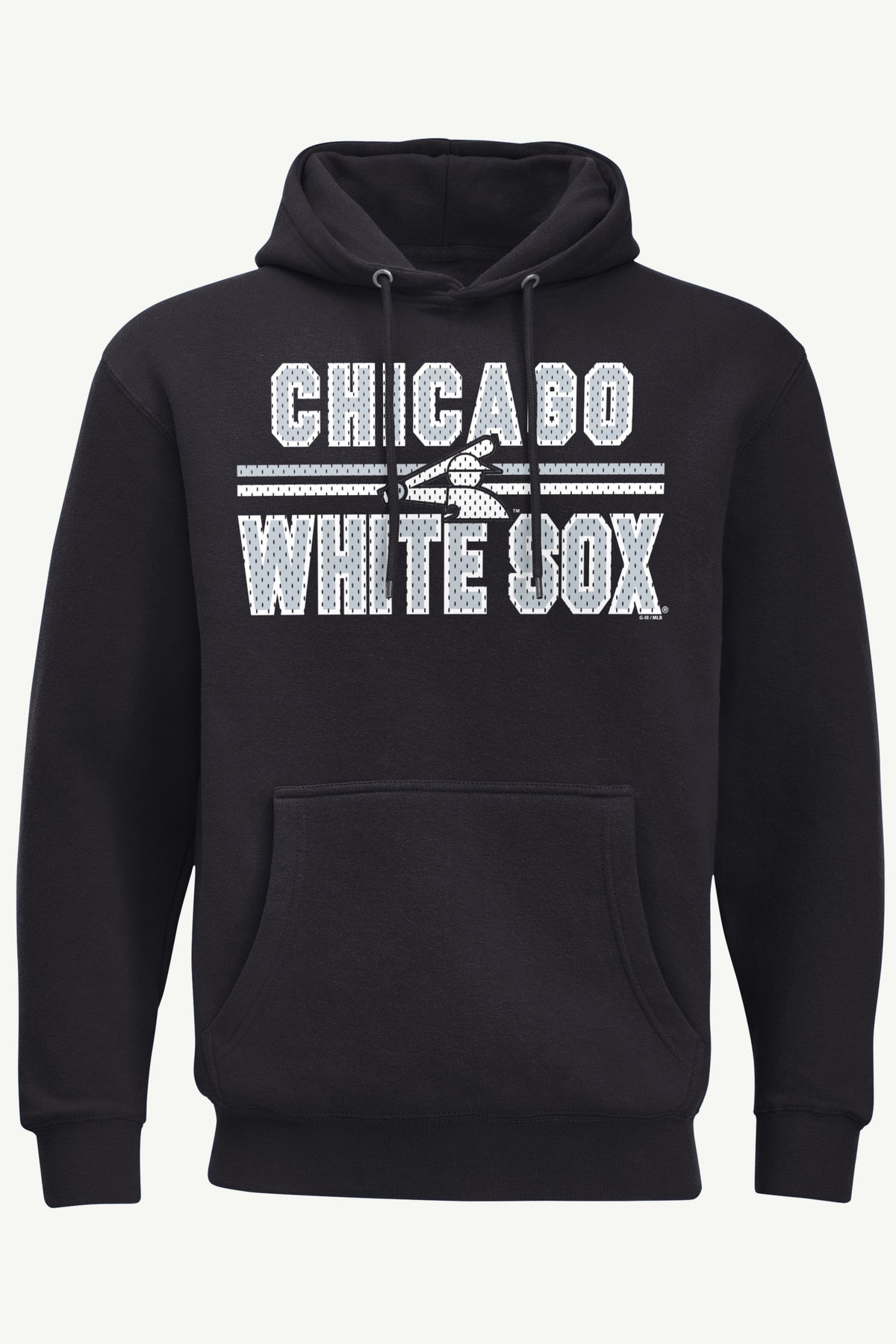 MENS CHICAGO WHITE SOX MESH LOOK HOODIE