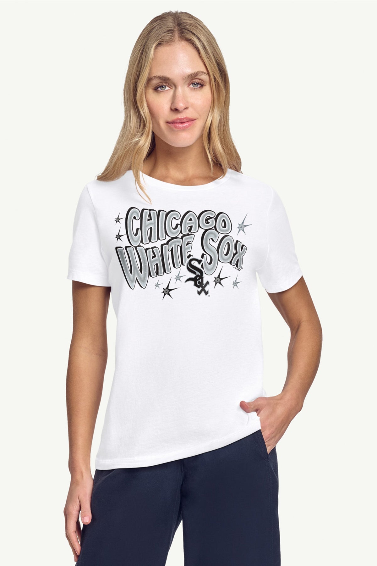WOMENS CHICAGO WHITE SOX FIREWORKS T SHIRT