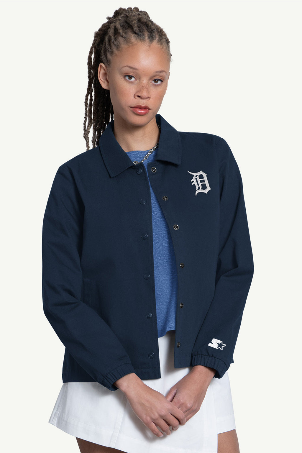 WOMENS DETROIT TIGERS COACHES JACKET