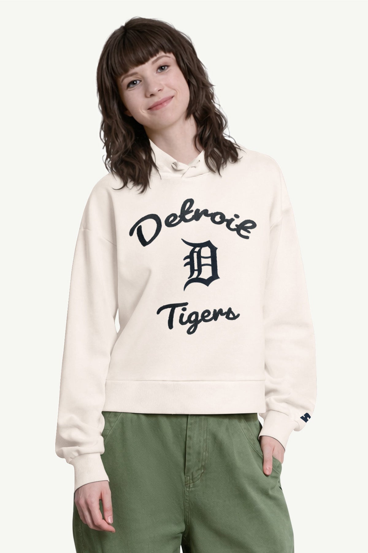 WOMENS DETROIT TIGERS BASELINE HOODIE