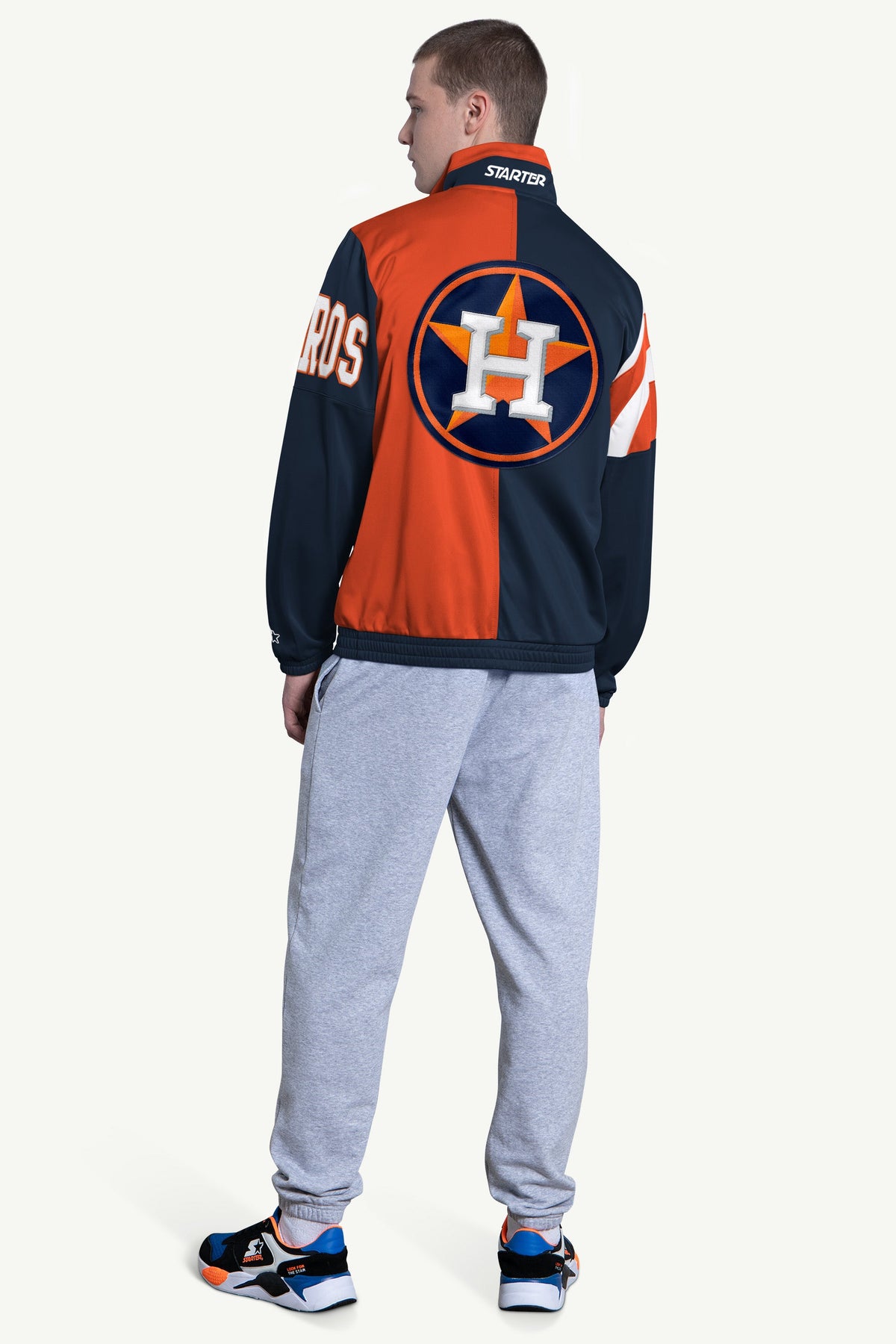 MENS HOUSTON ASTROS HERITAGE TRACK JACKET