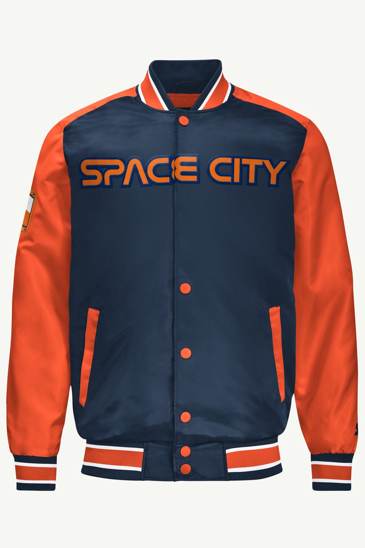 MENS HOUSTON ASTROS SATIN VARSITY JACKET