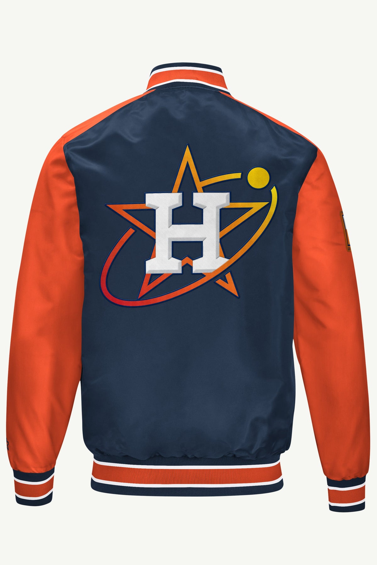 MENS HOUSTON ASTROS SATIN VARSITY JACKET
