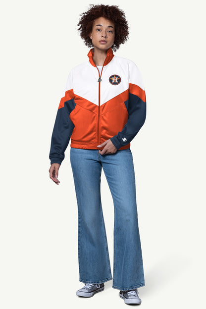 WOMENS HOUSTON ASTROS TEAMWORK TRACK JACKET