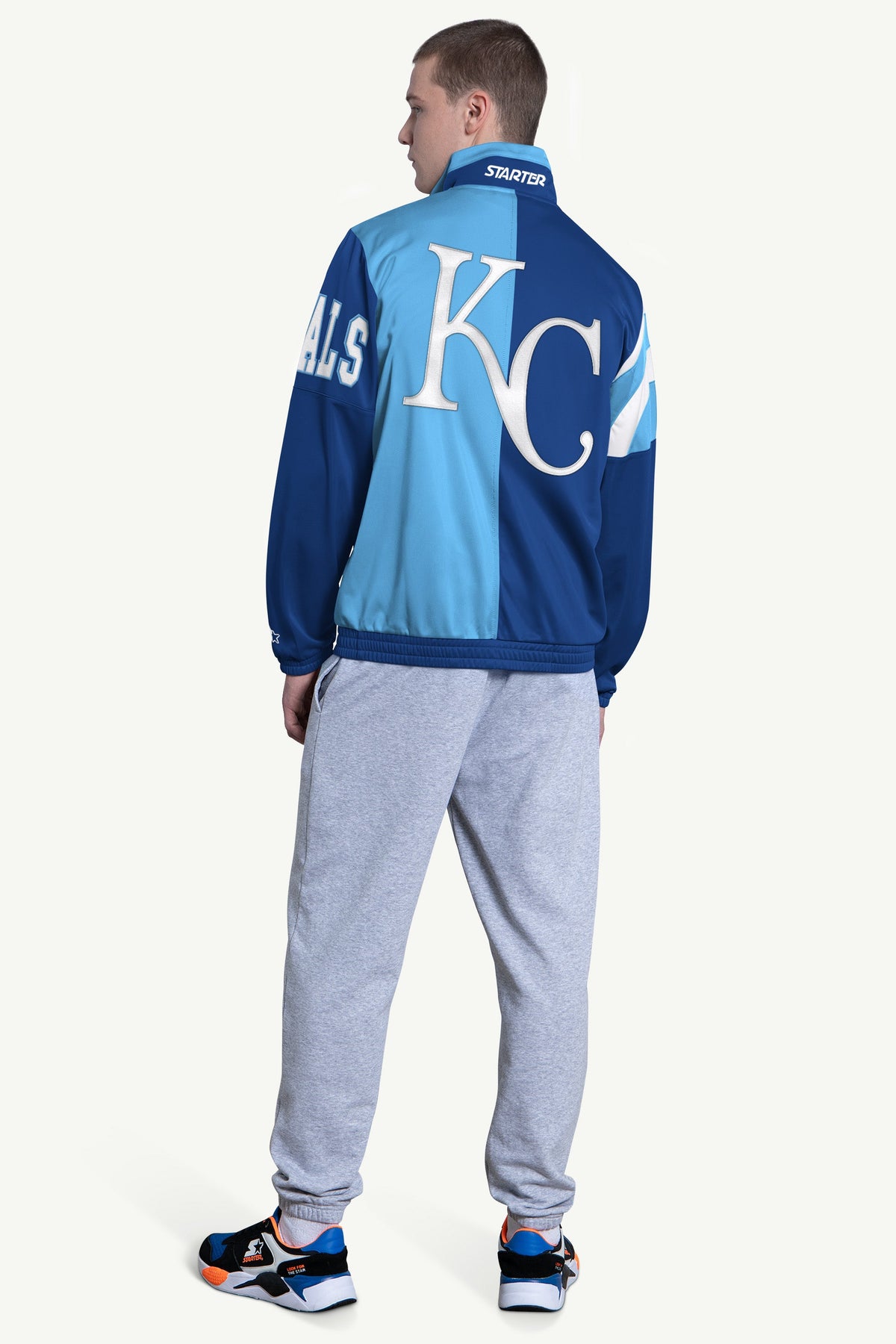 MENS KANSAS CITY ROYALS HERITAGE TRACK JACKET