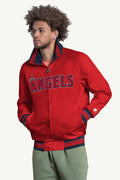 MENS LOS ANGELES ANGELS CAPTAIN VARSITY JACKET