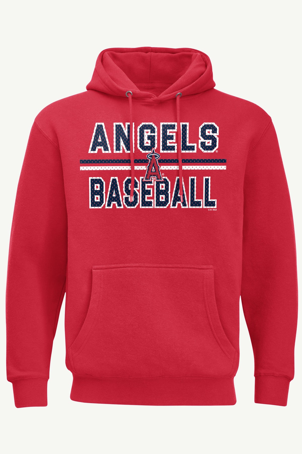 MENS LOS ANGELES ANGELS MESH LOOK HOODIE