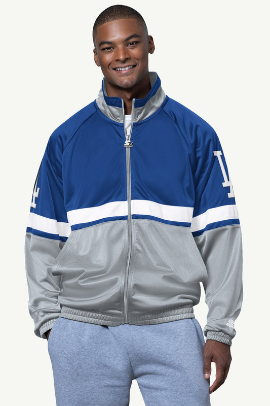 MENS LOS ANGELES DODGERS VETERAN TRACK JACKET
