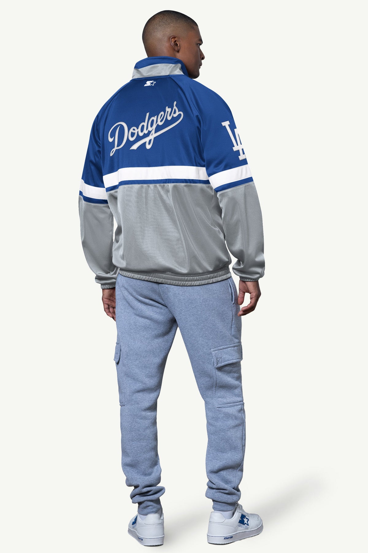 MENS LOS ANGELES DODGERS VETERAN TRACK JACKET