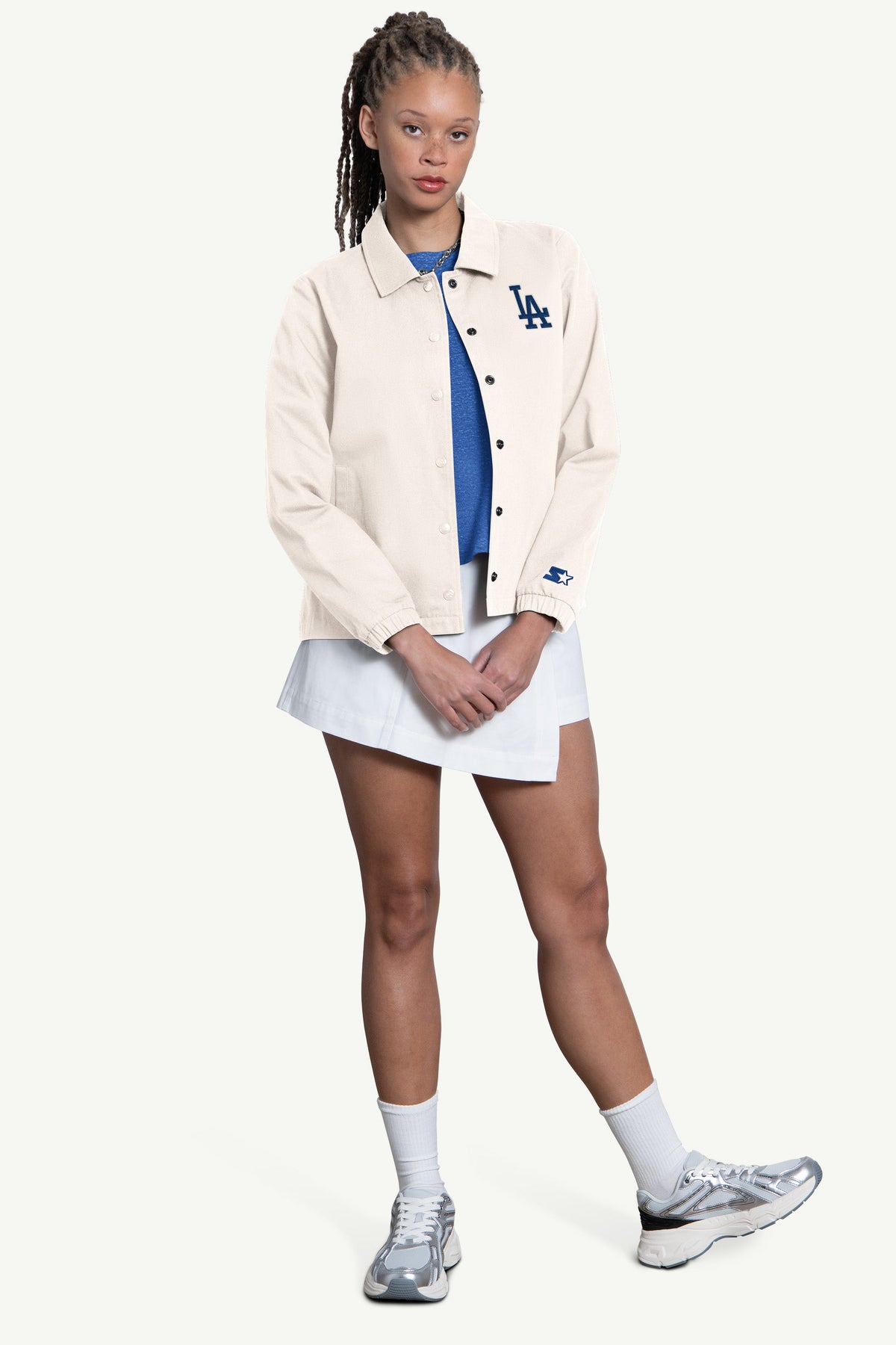 WOMENS LOS ANGELES DODGERS COACHES JACKET