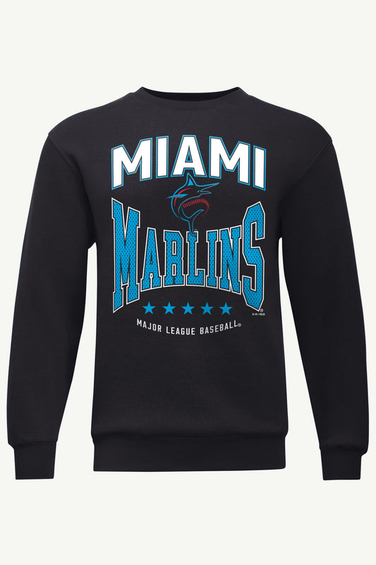 MENS MIAMI MARLINS CENTER SQUEEZE SWEATSHIRT