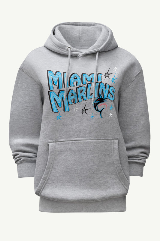 WOMENS MIAMI MARLINS FIREWORKS HOODIE