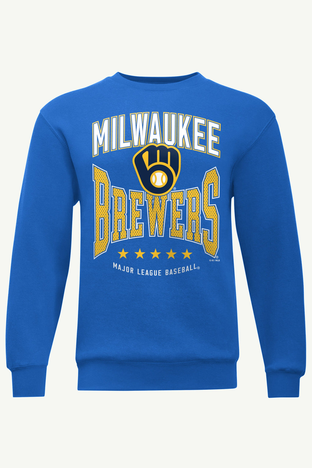 MENS MILWAUKEE BREWERS CENTER SQUEEZE SWEATSHIRT
