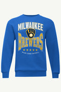 MENS MILWAUKEE BREWERS CENTER SQUEEZE SWEATSHIRT