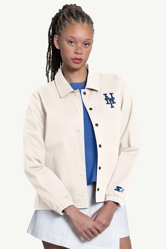 WOMENS NEW YORK METS COACHES JACKET
