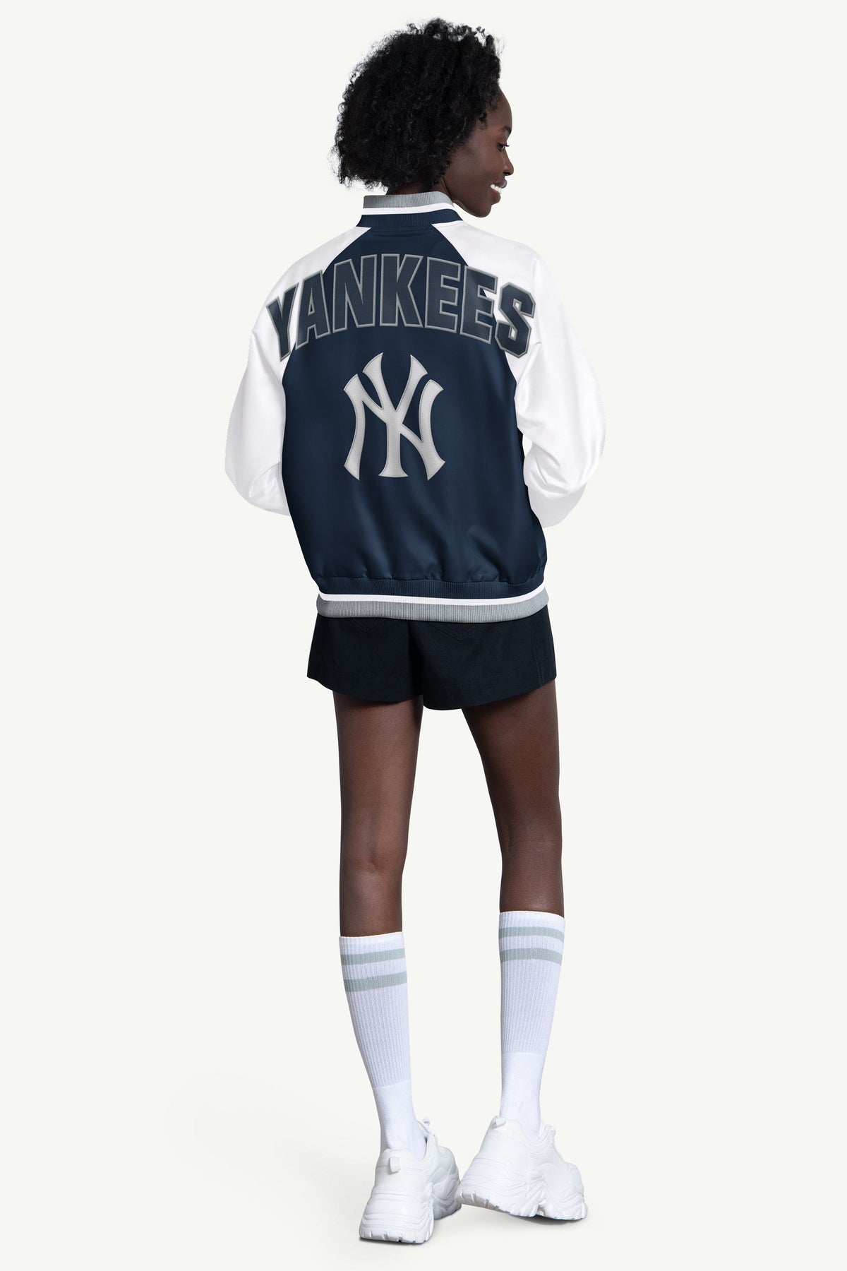 WOMENS NEW YORK YANKEES BLITZ VARSITY JACKET