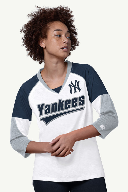 WOMENS NEW YORK YANKEES RAGLAN SLEEVE TOP