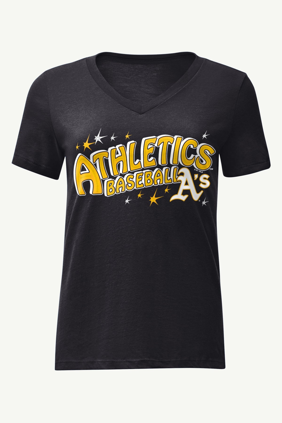 WOMENS ATHLETICS FIREWORKS V NECK T SHIRT