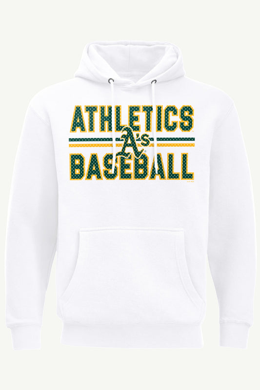 MENS ATHLETICS MESH LOOK HOODIE