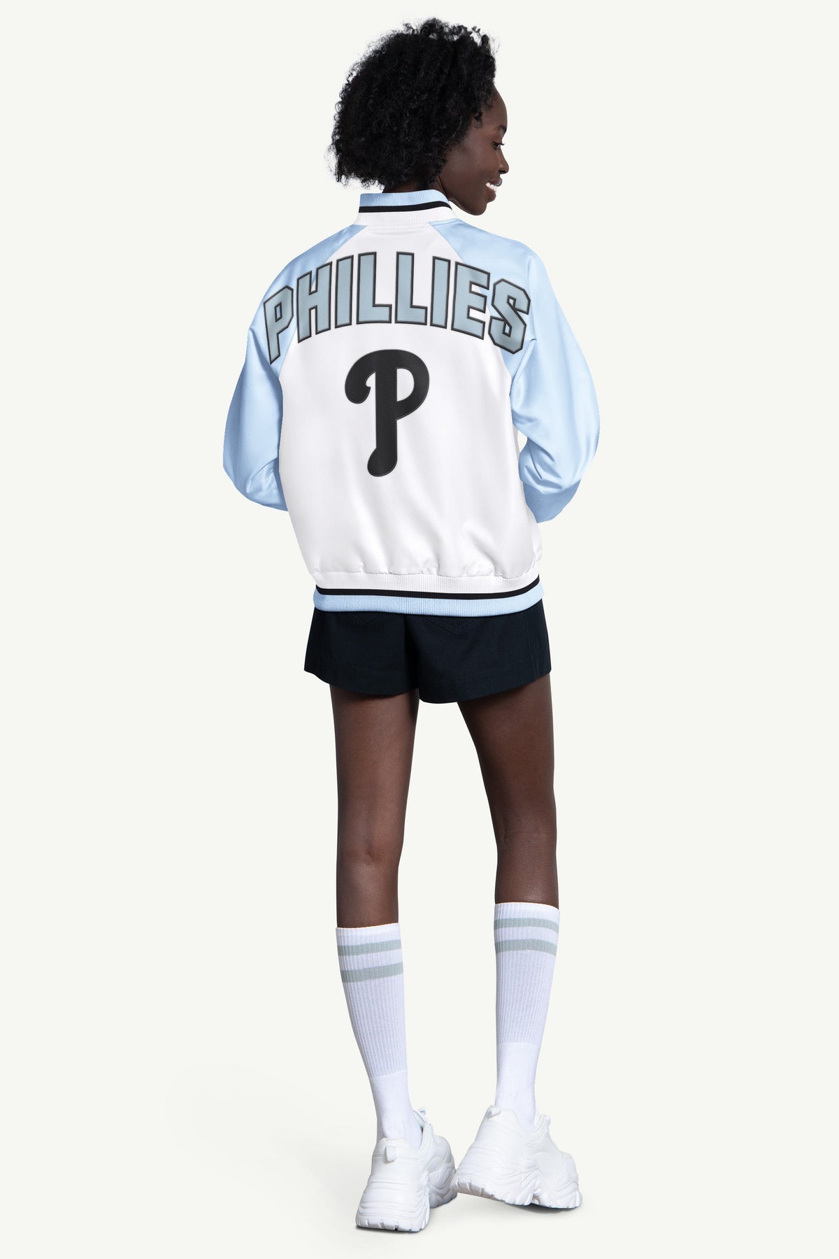 WOMENS PHILADELPHIA PHILLIES BLITZ VARSITY JACKET