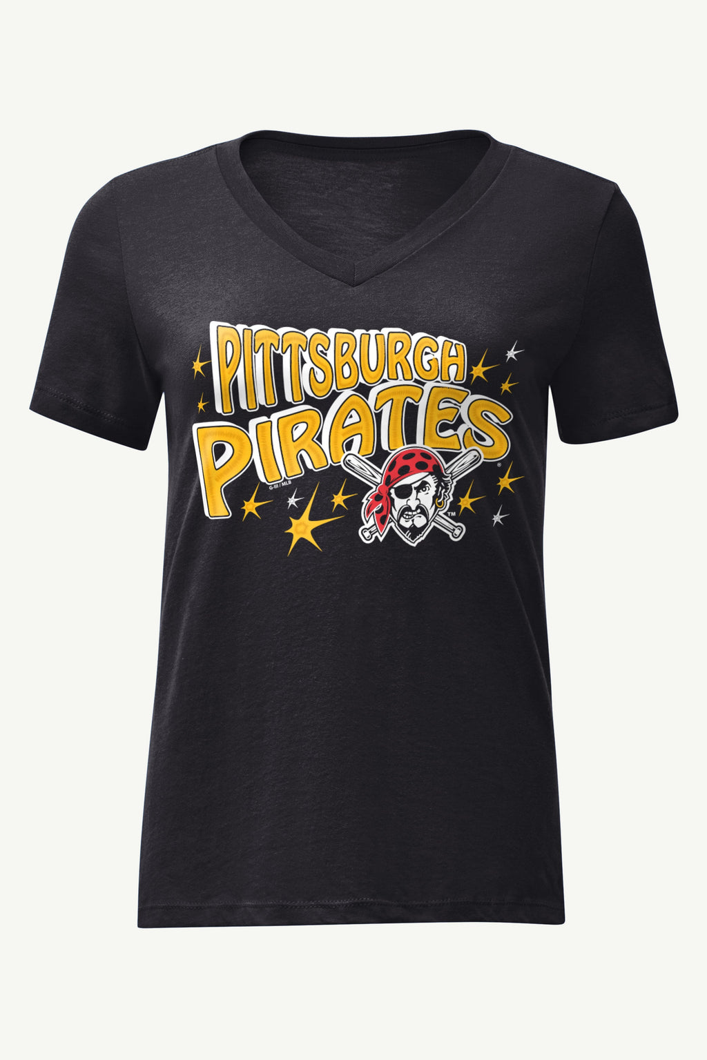 WOMENS PITTSBURGH PIRATES FIREWORKS V NECK T SHIRT