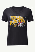 WOMENS PITTSBURGH PIRATES FIREWORKS V NECK T SHIRT