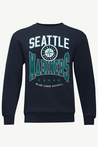 MENS SEATTLE MARINERS CENTER SQUEEZE SWEATSHIRT