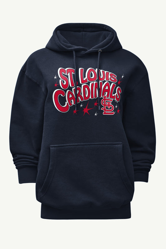 WOMENS ST LOUIS CARDINALS FIREWORKS HOODIE
