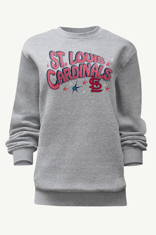 WOMENS ST LOUIS CARDINALS FIREWORKS SWEATSHIRT
