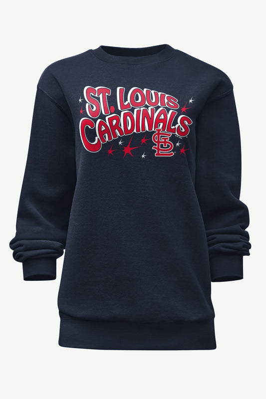 WOMENS ST LOUIS CARDINALS FIREWORKS SWEATSHIRT