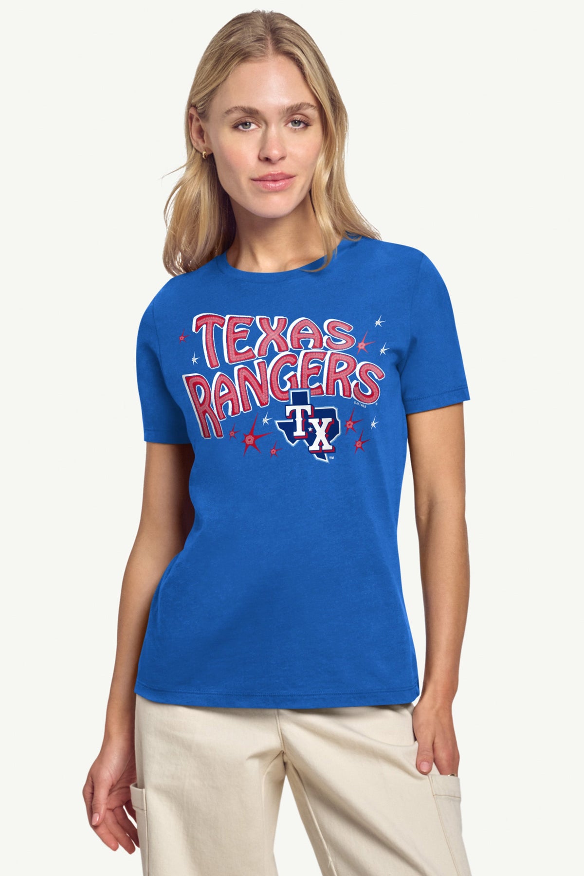 WOMENS TEXAS RANGERS FIREWORKS T SHIRT