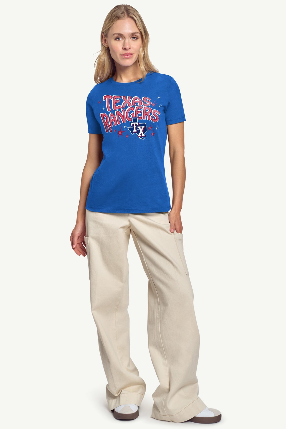 WOMENS TEXAS RANGERS FIREWORKS T SHIRT