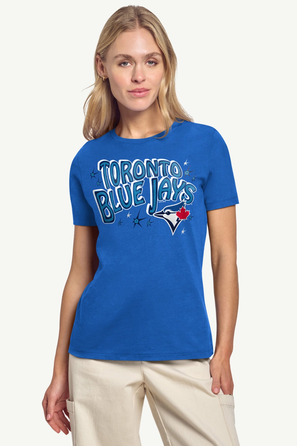 WOMENS TORONTO BLUE JAYS FIREWORKS T SHIRT