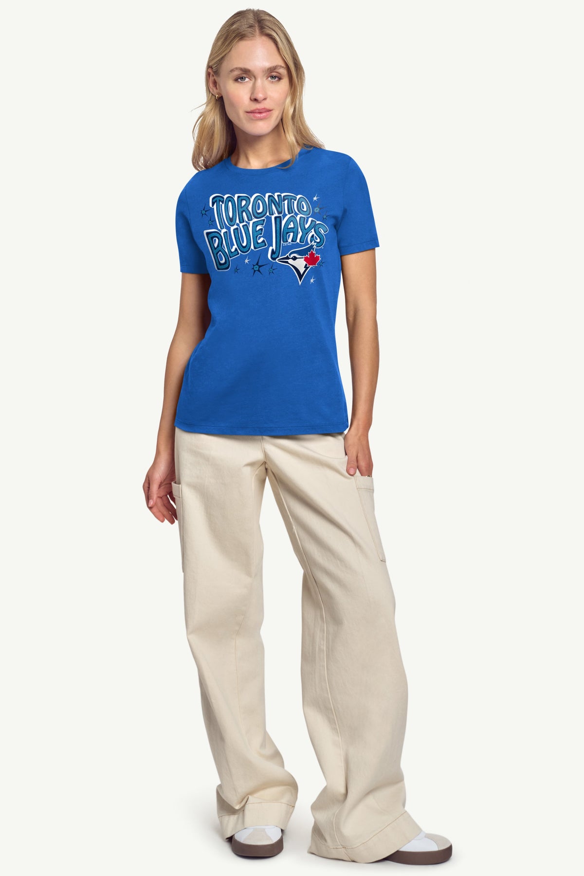 WOMENS TORONTO BLUE JAYS FIREWORKS T SHIRT