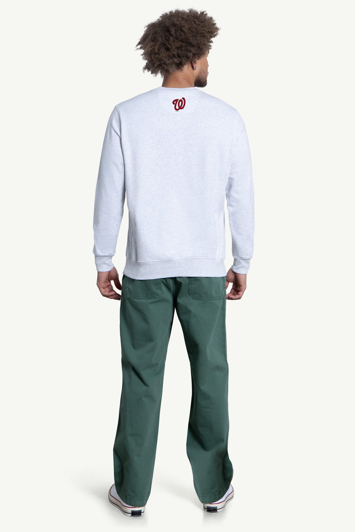 MENS WASHINGTON NATIONALS FACE OFF CREWNECK