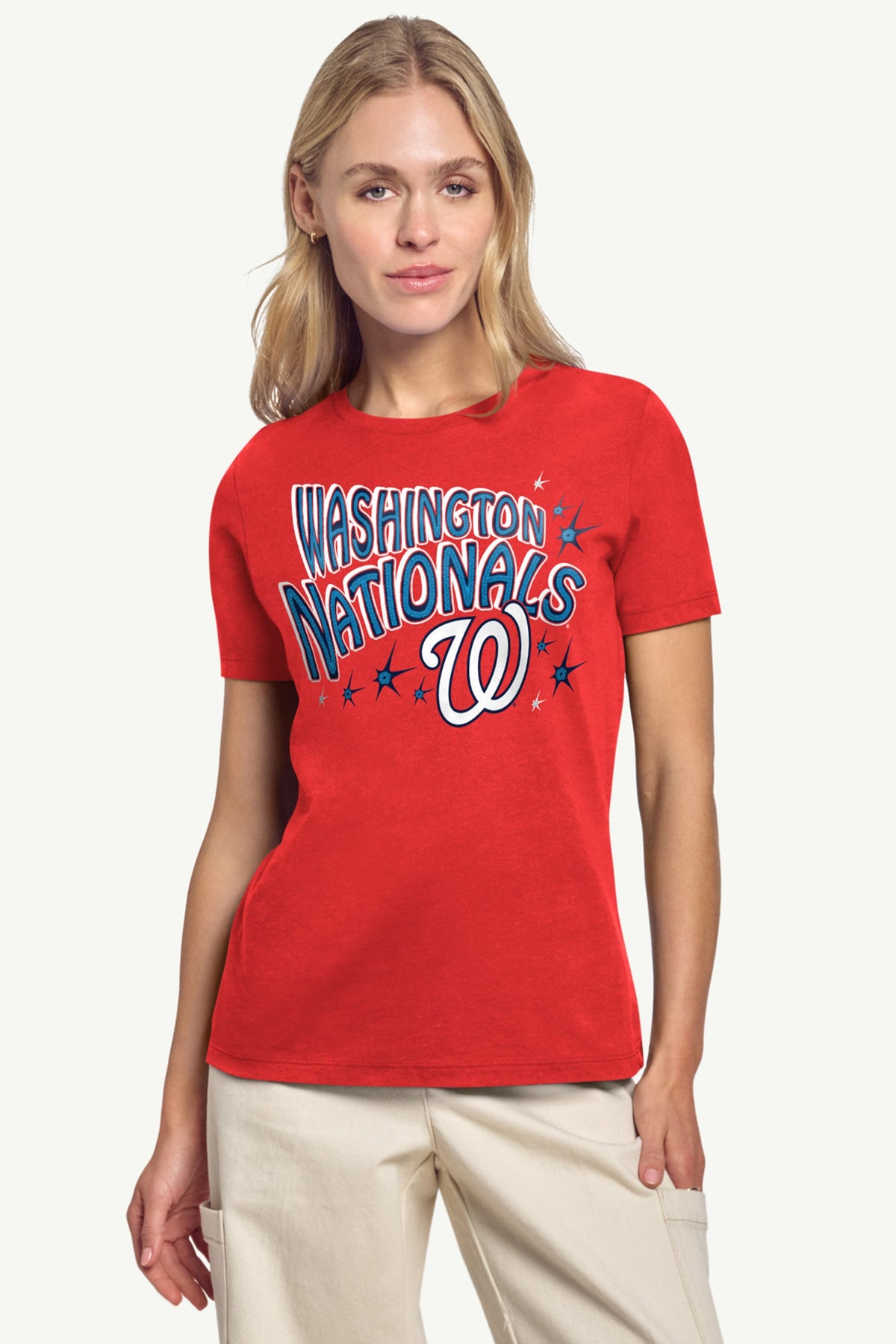 WOMENS WASHINGTON NATIONALS FIREWORKS T SHIRT