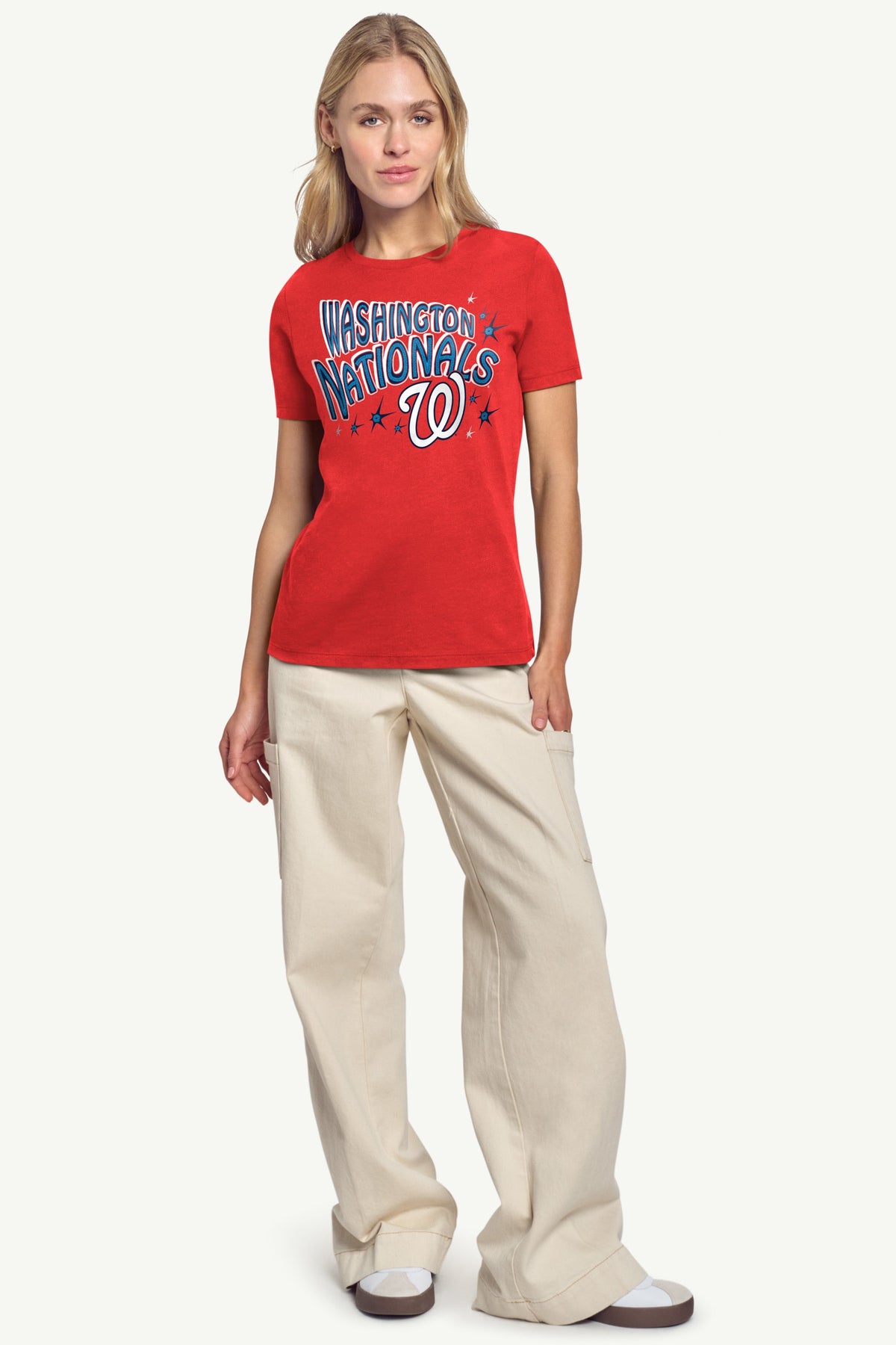 WOMENS WASHINGTON NATIONALS FIREWORKS T SHIRT
